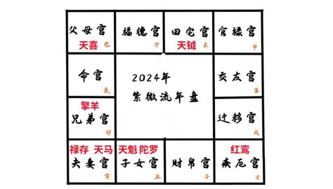 2024八字流年|震豐八字：紫微斗數2024流年命盤詳解